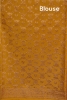 Pure Handloom Zari Butta Banarasi Crepe Silk Saree